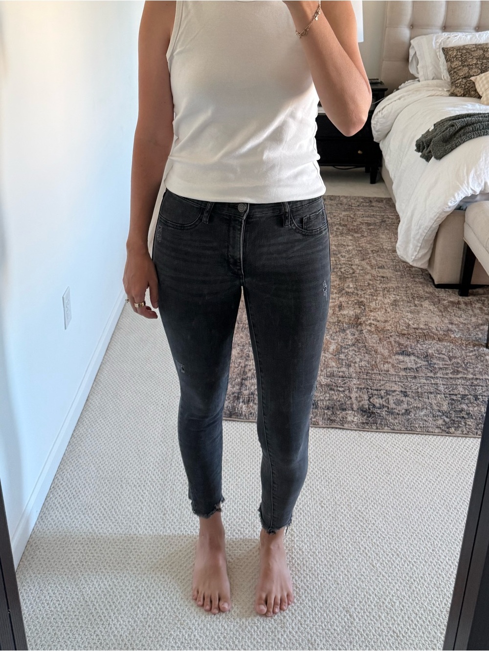 Gap- Black High-Rise Skinny Jeans - Women - 28R